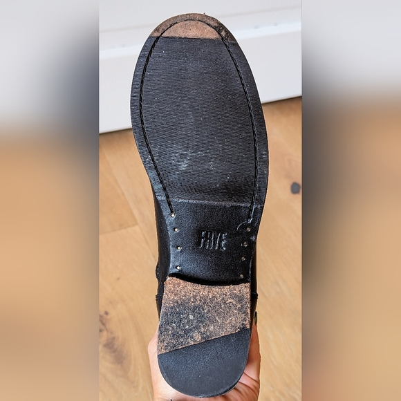 Genuine Leather Frye Boots, Size US 6.5, Black - Picture 7 of 10